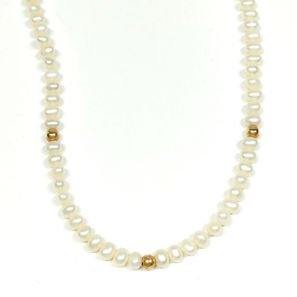 Jewelry - Pearl 14K Yellow Gold Necklace